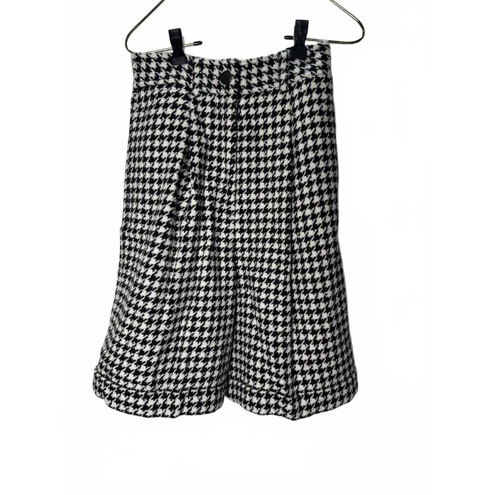 Lillie Rubin 80s 90s VTG Black White Houndstooth Shorts Blazer Suit Set - Picture 3 of 8